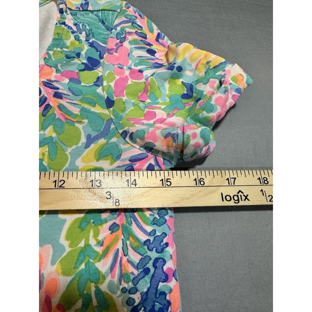 New Lilly Pulitzer French Terry Dress Catch the Wave‎ XXS - Picture 5 of 8